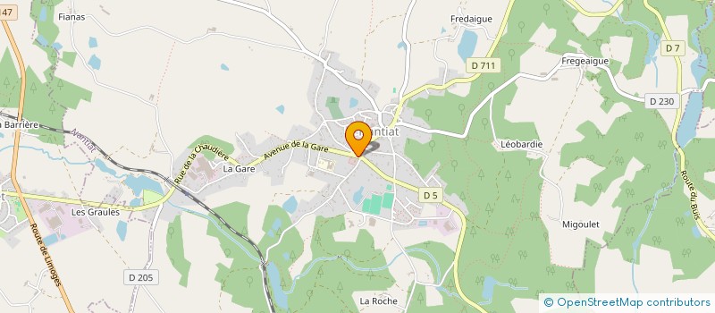 localisation de l'entreprise SCI LES PINS  NANTIAT