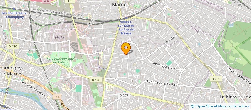 localisation de l'entreprise SCI LES PINS à CHAMPIGNY-SUR-MARNE