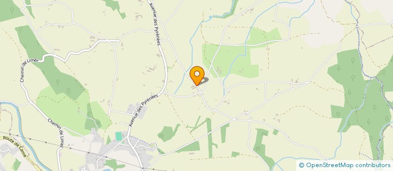 localisation de l'entreprise SCI LES PINS  CAME