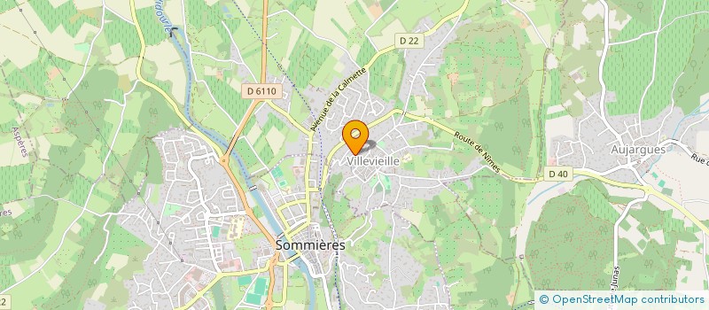 localisation de l'entreprise SCI LES PINS  VILLEVIEILLE