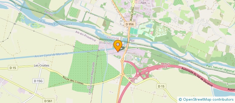 localisation de l'entreprise SCI LES PINS  MEYRARGUES