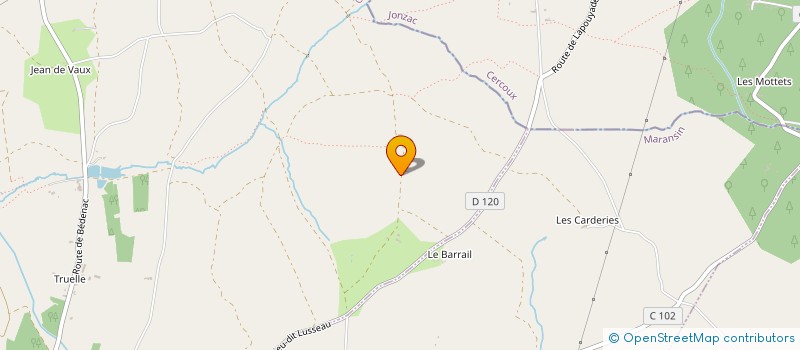 localisation de l'entreprise SCI LES PINS  LAPOUYADE