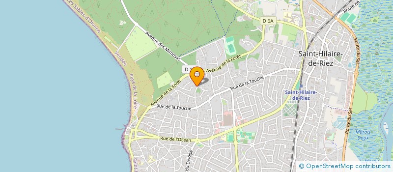 localisation de l'entreprise SCI LES PINS à SAINT-HILAIRE-DE-RIEZ