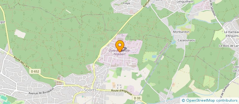 localisation de l'entreprise SCI LES PINS à SOORTS-HOSSEGOR