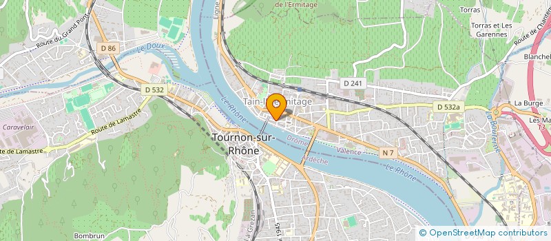 localisation de l'entreprise SCI LES PINS  TAIN-L'HERMITAGE