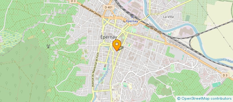 localisation de l'entreprise SCI LES PINS à EPERNAY