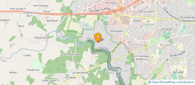 localisation de l'entreprise SCI LES PINS à VANNES