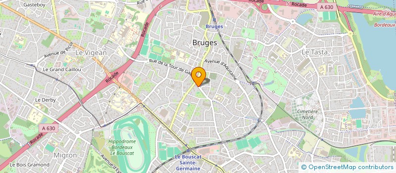 localisation de l'entreprise SCI LES PINS  BRUGES