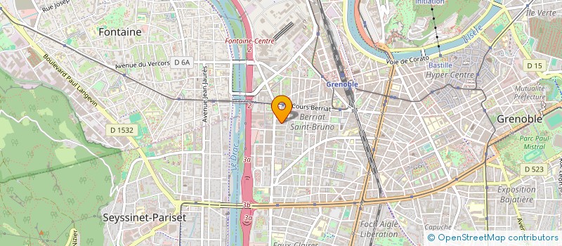 localisation de l'entreprise SCI LES PINS à GRENOBLE