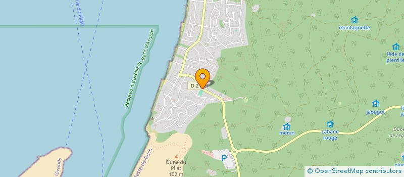 localisation de l'entreprise SCI LES PINS à LA TESTE-DE-BUCH