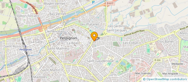 localisation de l'entreprise SCI LES PINS  PERPIGNAN