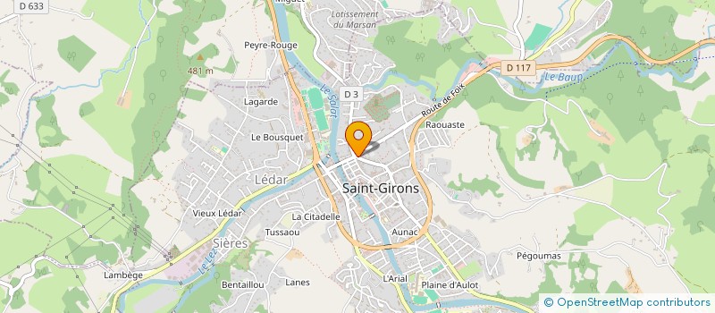 localisation de l'entreprise SCI LES PINS à SAINT-GIRONS