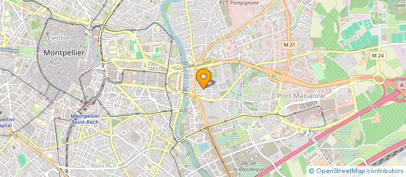 localisation de l'entreprise SCI LES PINS à MONTPELLIER