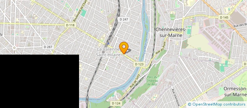 localisation de l'entreprise SCI LES PINS à SAINT-MAUR-DES-FOSSES