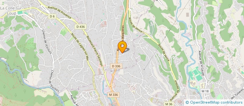 localisation de l'entreprise SCI LES PINS à SAINT-PAUL-DE-VENCE