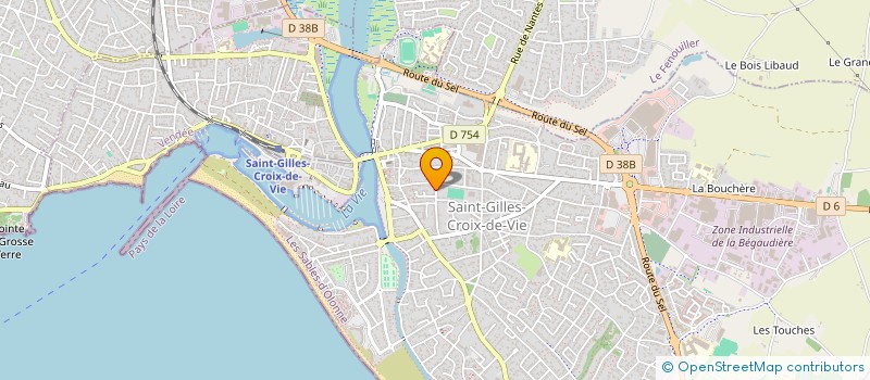 localisation de l'entreprise SCI LES PINS à SAINT-GILLES-CROIX-DE-VIE
