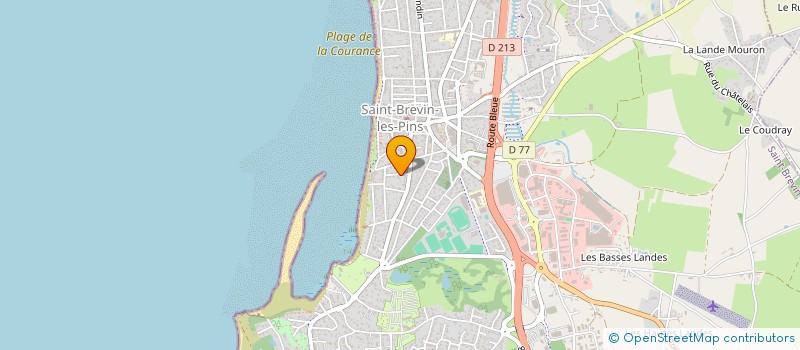 localisation de l'entreprise SCI LES PINS à SAINT-BREVIN-LES-PINS