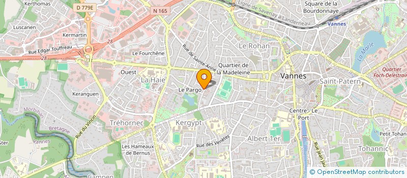 localisation de l'entreprise SCI LES PINS à VANNES