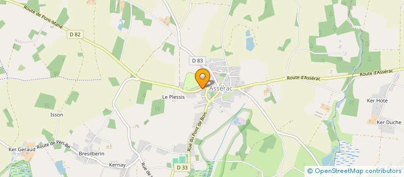 localisation de l'entreprise SCI LES PINS  ASSERAC