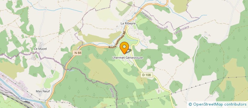 localisation de l'entreprise SCI LES PINS  LESPERON