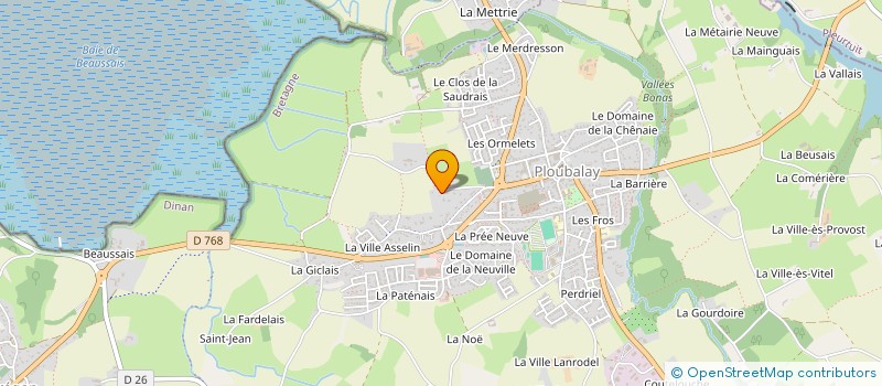 localisation de l'entreprise SCI LES PINS  BEAUSSAIS-SUR-MER