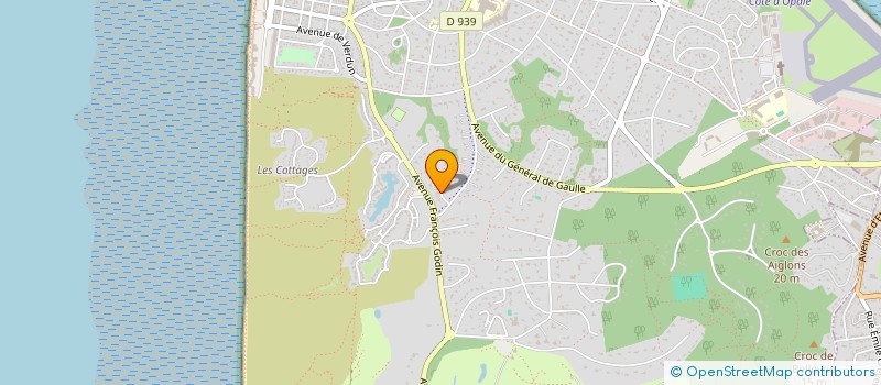 localisation de l'entreprise SCI LES PINS à LE TOUQUET-PARIS-PLAGE