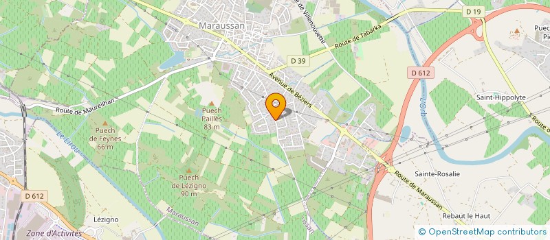 localisation de l'entreprise SCI LES PINS  MARAUSSAN