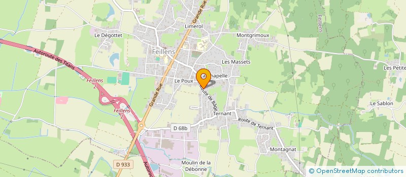 localisation de l'entreprise SCI LES PINS BLEUS  LAIVES