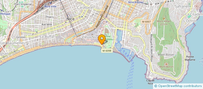 localisation de l'entreprise SCI LES PINS DE MOUGINS à NICE