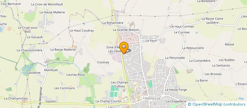 localisation de l'entreprise SCI LES PINS MARITIMES  MELESSE