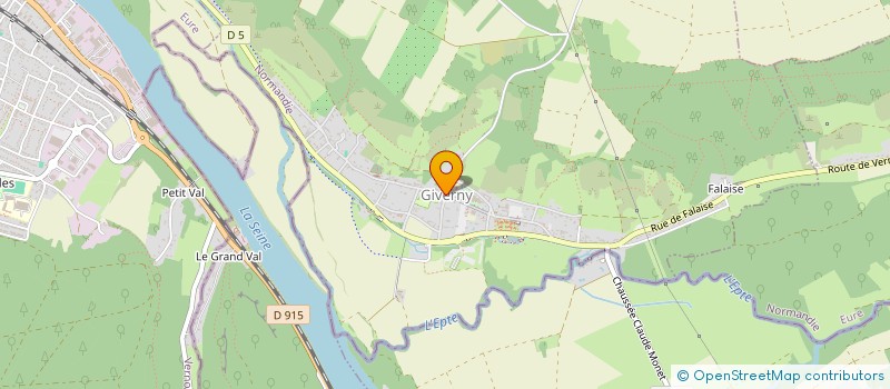 localisation de l'entreprise SCI LES PINSONS  GIVERNY