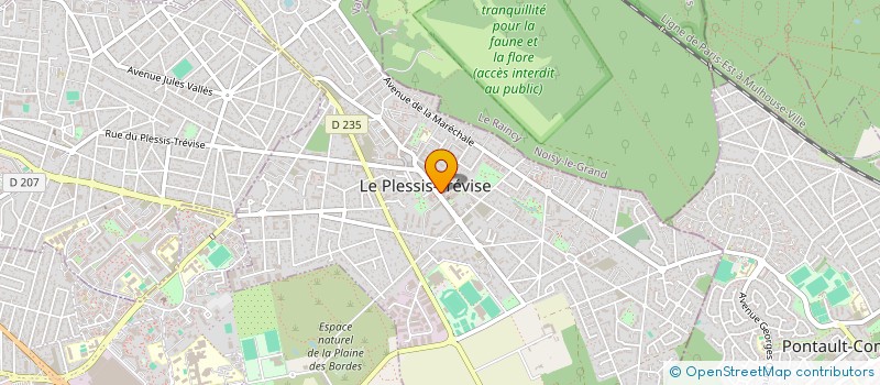 localisation de l'entreprise SCI LES PINSONS à LE PLESSIS-TREVISE