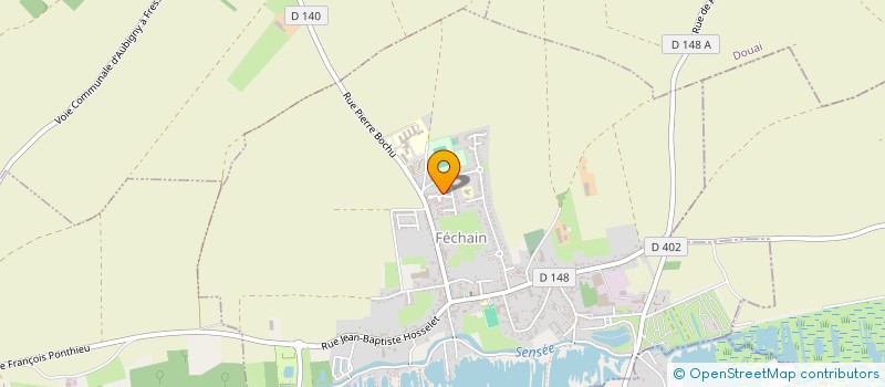 localisation de l'entreprise SCI LES PINSONS  FECHAIN