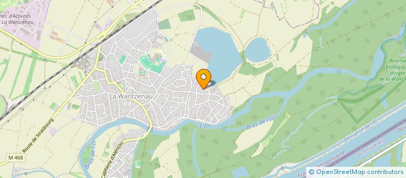localisation de l'entreprise SCI LES PINSONS  LA WANTZENAU