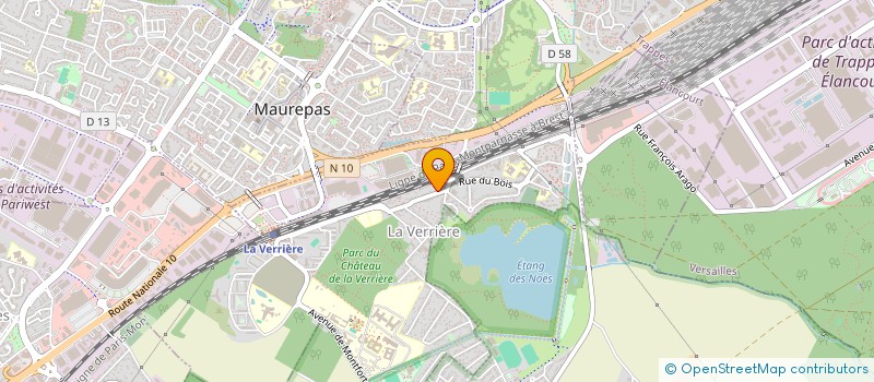 localisation de l'entreprise SCI LES PINSONS  LA VERRIERE