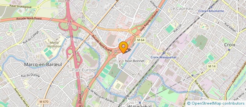 localisation de l'entreprise SCI LES PIQUERETTES  WASQUEHAL