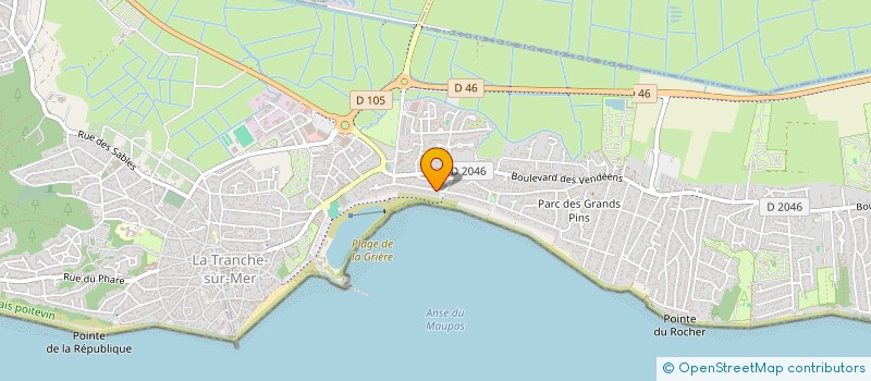 localisation de l'entreprise SCI LES PIRATES à LA TRANCHE-SUR-MER