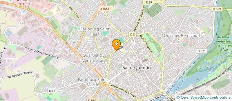 localisation de l'entreprise SCI LES PIRATES à SAINT-QUENTIN