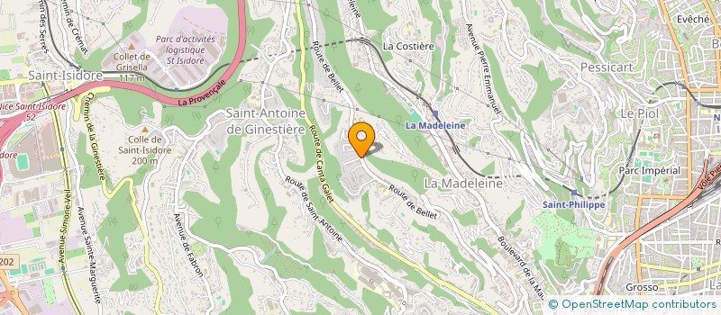 localisation de l'entreprise SCI LES PITCHOUNS à NICE