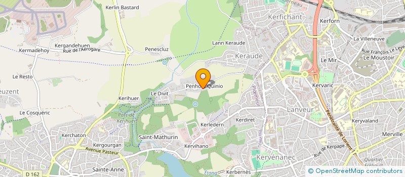 localisation de l'entreprise SCI LES PIVERTS  PLOEMEUR