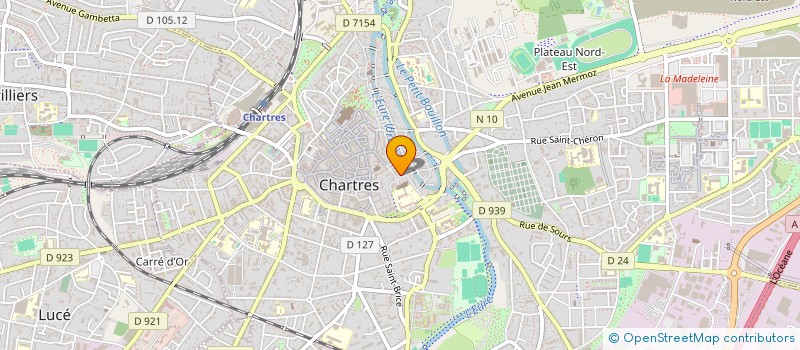 localisation de l'entreprise SCI LES PIVOINES  CHARTRES