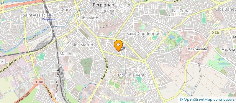 localisation de l'entreprise SCI LES PIVOINES à PERPIGNAN