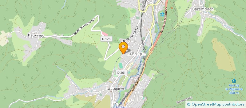 localisation de l'entreprise SCI LES PIVOINES  LA BROQUE