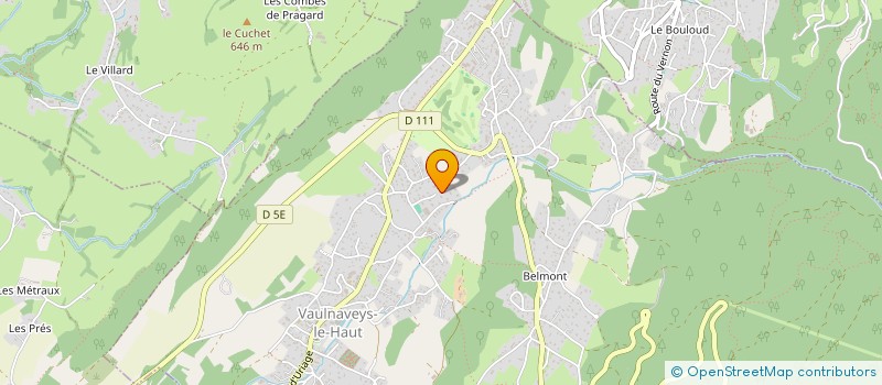 localisation de l'entreprise SCI LES PIVOINES  VAULNAVEYS-LE-HAUT