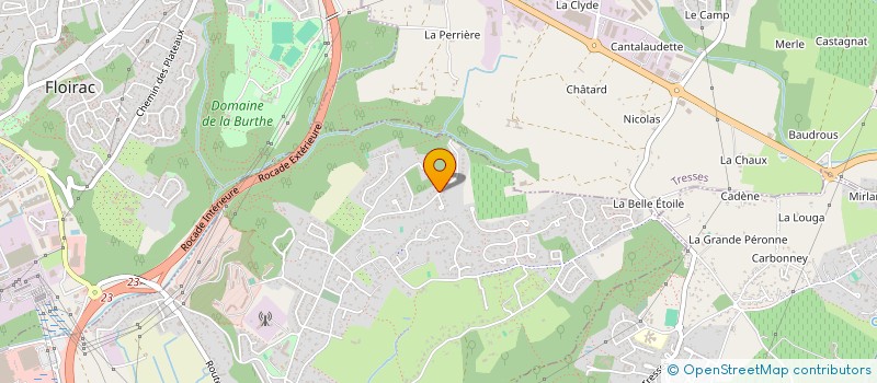 localisation de l'entreprise SCI LES PIVOINES  BOULIAC