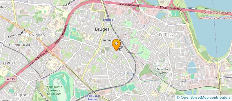 localisation de l'entreprise SCI LES PLACES  BRUGES