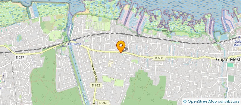 localisation de l'entreprise SCI LES PLACES  GUJAN-MESTRAS