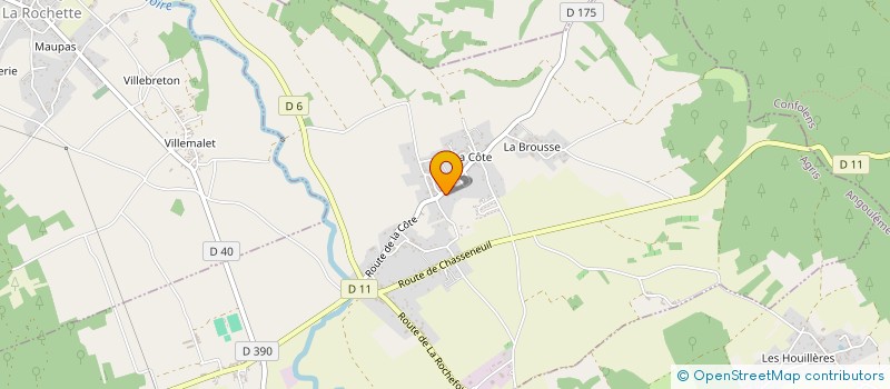 localisation de l'entreprise SCI LES PLACETTES HAUTES  AGRIS