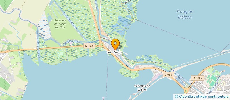 localisation de l'entreprise SCI LES PLAGES à PALAVAS-LES-FLOTS