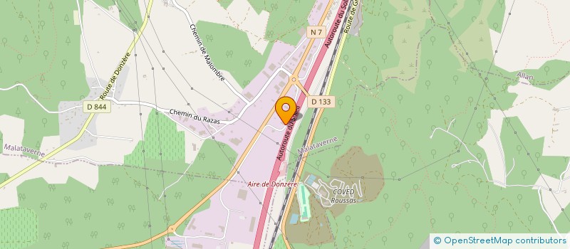 localisation de l'entreprise SCI LES PLAINES  MALATAVERNE